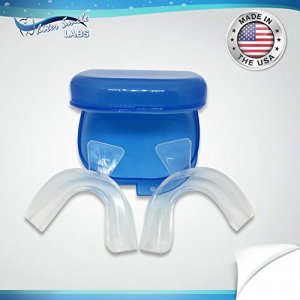 Whiter Smile Labs Teeth Whitening Trays - BPA Free - Thin Moldable Mouth Trays Form Perfectly to Each Tooth (4 Trays)