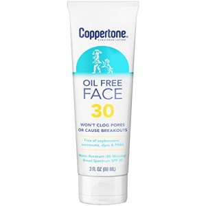 Coppertone Face Oil Free SPF 30 Lotion, 3 fl. oz.