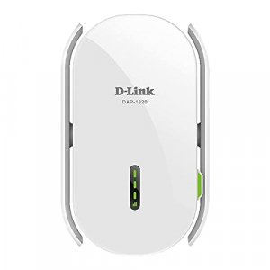 D-Link WiFi Range Extender, AC2000 Mesh Plug In Wall Signal Booster, Dual Band Wireless Repeater Access Point for Smart Home (DAP-1820-US)