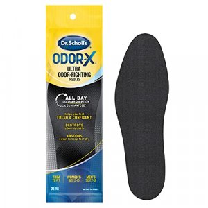 Dr. Scholl's Odor X Odor Fighting Insoles With Activated Charcoal, (1 Pair, Pack of 4, (Packaging may vary ))