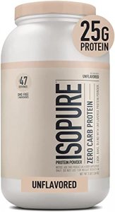 Isopure Protein Powder, Whey Protein Isolate Powder, 25g Protein, Zero Carb & Keto Friendly, No Added Colors/Flavors/Sweeteners, Flavor: Unflavored 3