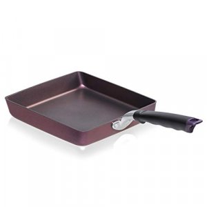 TECHEF - Tamagoyaki Japanese Omelette Pan / Egg Pan, Made in Korea (Purple) (Large)