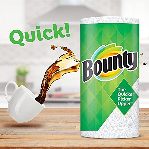 Bounty Select-A-Size Paper Towels, White, 8 Double Plus Rolls = 20