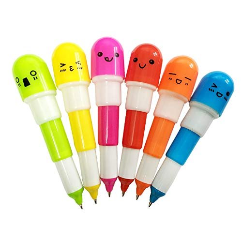 Sunangel 24Pcs Pill Shaped Pens Retractable Ball Pens,Vitamin Capsule  Pens,Nurses Week Office Supplies - Imported Products from USA - iBhejo