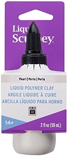 Liquid Sculpey Liquid Polymer Oven-Bake Clay Translucent 2 oz. bottle Great  for jewelry holiday DIY mixed media window clings home d cor and more!  Great for beginners to artists! 1 Pack