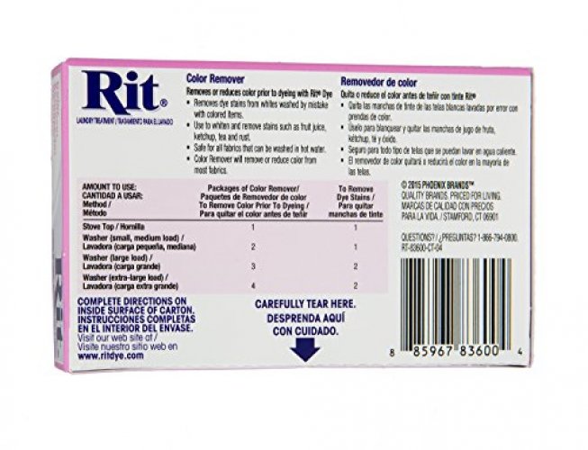 Pack of 2 Rit Dye Laundry Treatment Color Remover