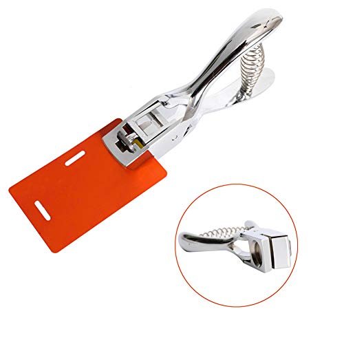 Slot Punch Portable Handheld Paper Punch Metal Puncher for Badge ID Card  Tag