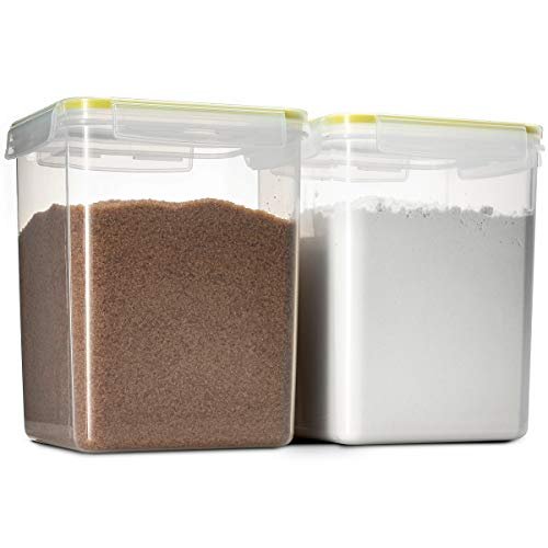 Extra Large Airtight Food Storage Containers - 2 PC 175 oz Each