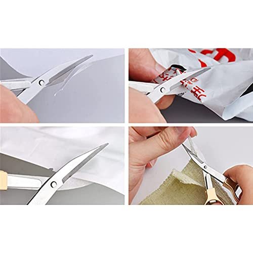 Mini Portable Folding Scissors, Stainless Steel Travel Scissors Glasses  Shaped Mini Shear Keychain, for School Office Home and Travel Use (Silver)  