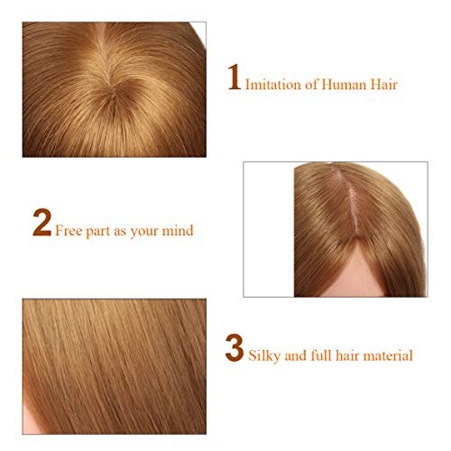 22 50% Real Hair Hairdressing Cosmetology Mannequin Head for