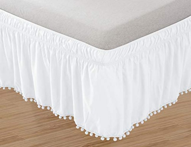 Fringe bed outlet skirt king