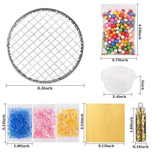 Holicolor 110Pcs Slime Making Supplies Kit, Slime Add Ins, Slime Accessories,  Glitter, Foam Balls, Fishbowl Beads, Glitter Sequins, Shells, Candy Sli -  Imported Products from USA - iBhejo