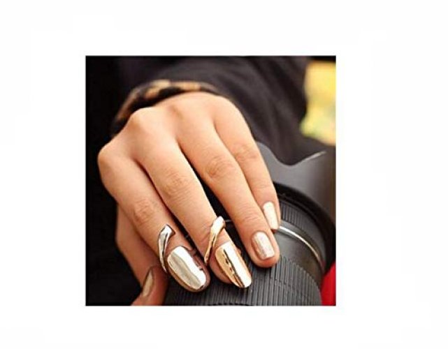 Gravitational wave 1Pc Finger Nail Ring Polishing Rhinestone Alloy Alloy Finger  Nails Ring for Party | Lazada PH