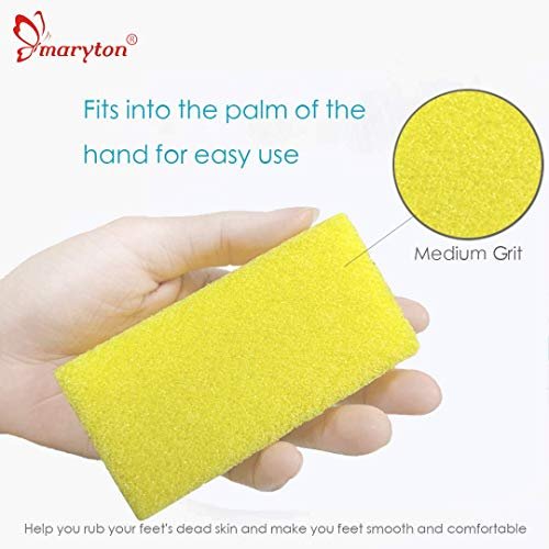 Glass Pumice Stone For Feet, Callus Remover And Foot Scrubber & Pedicure Exfoliator  Tool Pack Of 4