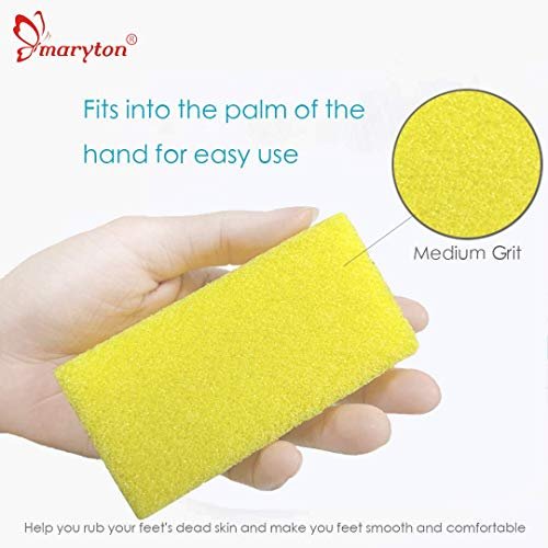  Maryton Foot Exfoliator File Scrubber Sponge Pedicure