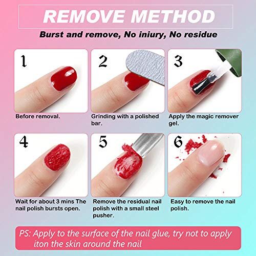 Gel Nail Polish Remover, (2Pcs) Easily & Quickly Removes Soak-Off Gel Polish,  Don't Hurt Nails, Professional Non-Irritating Nail Polish Remover-15ml -  Shop Imported Products from USA to India Online - iBhejo