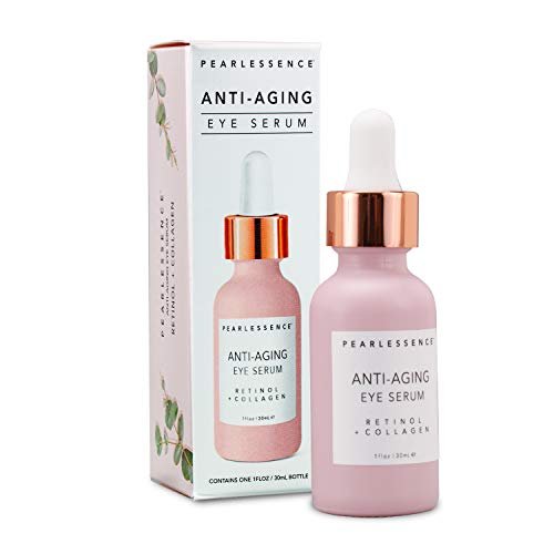 Pearlesssence Anti-Aging Eye Serum (Retinol + Collagen) - Helps Reduce Fine  Lines & Wrinkles, Gentle & Lightweight Formula, Plumps & Tightens