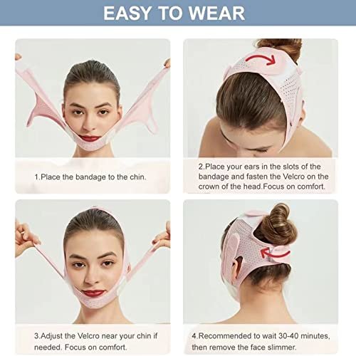Double Chin Reducer Face Slimming Strap V Line Lifting Face-belt Chin Strap  For Women and Men Tightening Skin Preventing Sagging - Imported Products  from USA - iBhejo