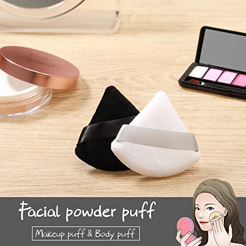 Maitys 12 Pieces Triangle Powder Puff Face Makeup Cosmetic Puff