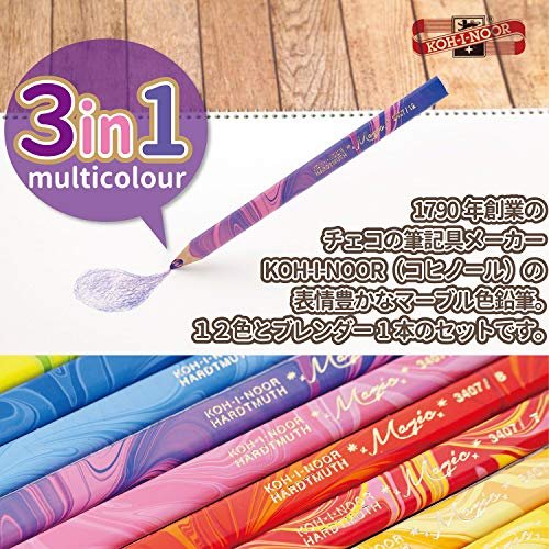 STAEDTLER Luna 24 Colors Coloured Pencil Set with FREE Pencil Sharpener