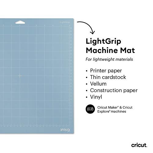 4-Piece 12 x 12 Light Grip Cutting Mat for Cricut Explore One/Air/Air 2/Maker