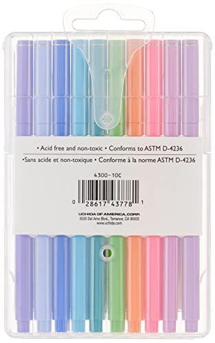 Marvy Le Pen Set of 10- Bright Colors (4300-10C)