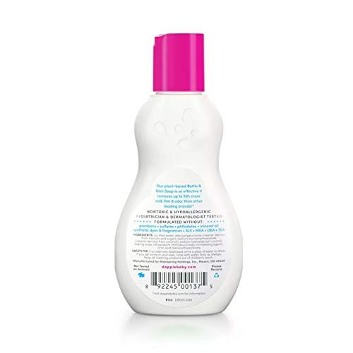 Dapple Bottle & Dish Soap - Fragrance Free - 3 fl oz