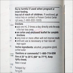 Kirkland Men Hair Loss Regrowth Revitalizes Hair Follicles 5% Minoxidil Topical Solution 3 Months Supply 60 ml 3 Pack