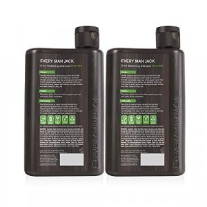 Every Man Jack 2-in-1 Thickening Shampoo + Conditioner Thicken, Cleanse, and Hydrate Hair with Coconut, Aloe, and Tea Tree Oil Naturally