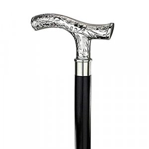 Design Toscano TV10453 Empress Collection: Belle Epoque Solid Hardwood Walking Stick, Cherry
