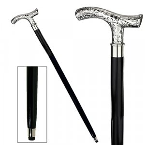 Design Toscano TV10453 Empress Collection: Belle Epoque Solid Hardwood Walking Stick, Cherry