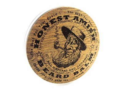 Honest Amish Beard Balm - New Large 4 Ounce Twist Tin