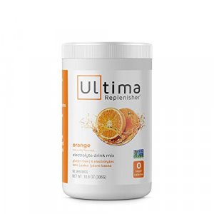 Ultima Replenisher Electrolyte Hydration Powder, Orange, 90 Servings Sugar Free, 0 Calories, 0 Carbs Gluten-Free, Vegan, 10.8 Oz (Pack of 1)