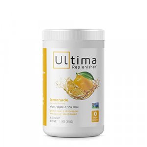 Ultima Hydrating Electrolyte Powder, Lemonade, 90 Servings, no Sugar, 0 Carbs or Calories, Keto, Gluten-Free, Paleo, 11.1 Oz (Pack of 1)