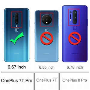 Osophter for Oneplus 7T Pro Case Clear Transparent Reinforced Corners TPU Shock-Absorption Flexible Cell Phone Cover McLaren (Clear)