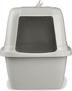 Van Ness Odor Control Large Enclosed Cat Pan with Odor Door - #CP6,Colors may vary