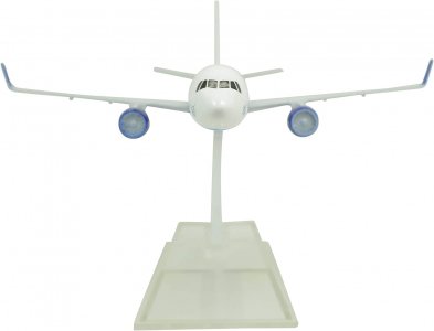 TANG DYNASTY(TM) 1:400 16cm Airbus A320 Indigo Airlines Metal Airplane Model Plane Toy