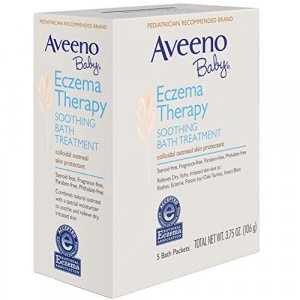 AVEENO Baby Fragrance Free Soothing Bath Treatment Packets 5 ea (Pack of 3)