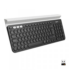Logitech K780 Multi-Device Wireless Keyboard for Computer, Phone and Tablet FLOW Cross-Computer Control Compatible Speckles