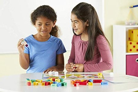 hand2mind Letter Pattern Reading Rods, Build a Word with Alphabet Blocks, Early Readers Linking Cubes, Reading Manipulatives, Montessori Alphabet, 1s
