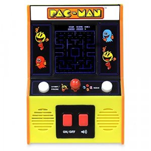 Basic Fun Arcade Classics - Pac-Man Color LCD Retro Mini Arcade Game , Yellow