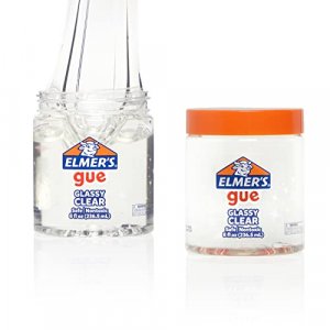  Elmer's Gue Premade Slime, Glassy Clear Slime, Great for Mixing  in Add-ins, 1 Count : Home & Kitchen