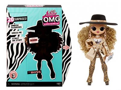 L.O.L. Surprise! O.M.G. Series 3 Da Boss Fashion Doll with 20 Surprises