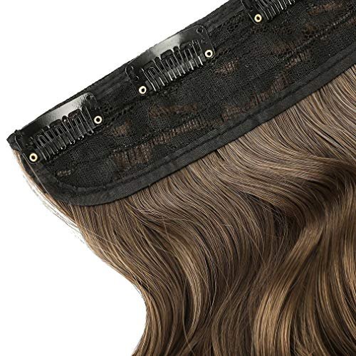  REECHO 20 1-pack 3/4 Full Head Curly Wave Clips in
