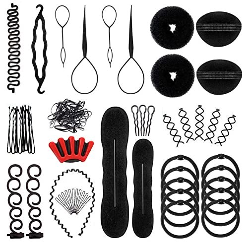 OBSCYON 27Pcs Hair Styling Set, Hair Design Styling Tools, DIY Accessories  Hair Modelling Tool Kit Magic Fast Spiral Hair Braid Braiding Tool s - Shop  Imported Products from USA to India Online -