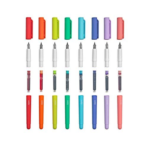 OOLY, Color Write Fountain Pens - Set of 8 - Imported Products