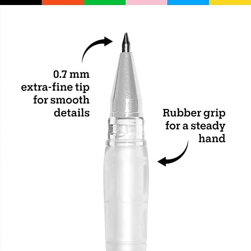 Updated XSG Fine Point White Gel Pens For Artists India