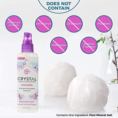 Crystal mineral best sale deodorant spray