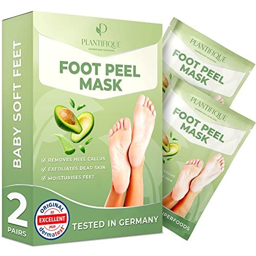 Foot Peel Mask to Exfoliate Dead Skin - Dermatologically Tested