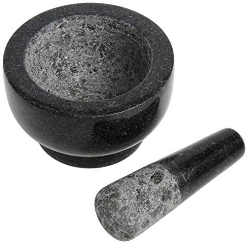  HealthSmart Stainless Steel Mortar and Pestle: Home & Kitchen